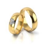 Bild von Trauringe "Romantisch"_310 Gelbgold