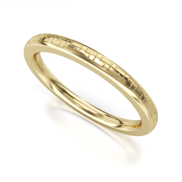 Bild von Memoire-Ring „Schöne Ferien“_524 Gelbgold