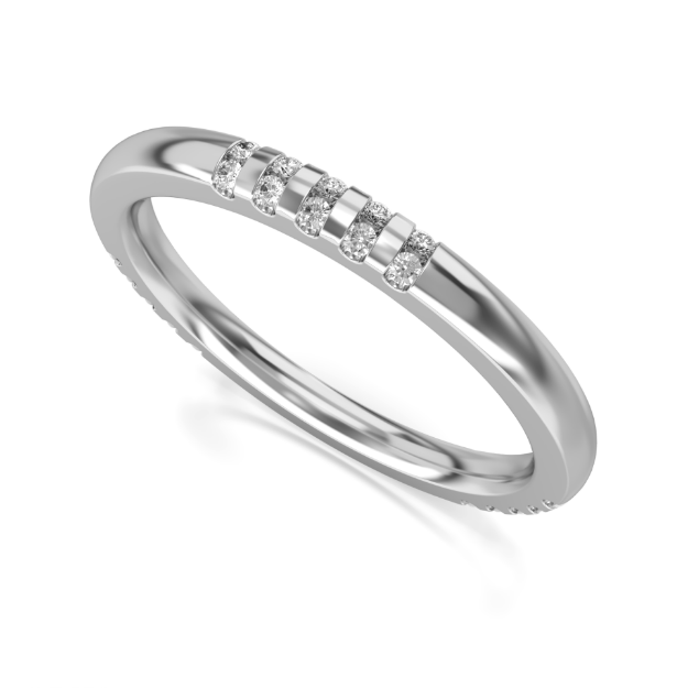 Bild von Memoire Ring "Liebe auf den ersten Blick"_509 Weißgold