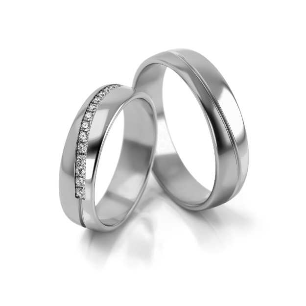 Bild von Trauringe "Flow"_308 W