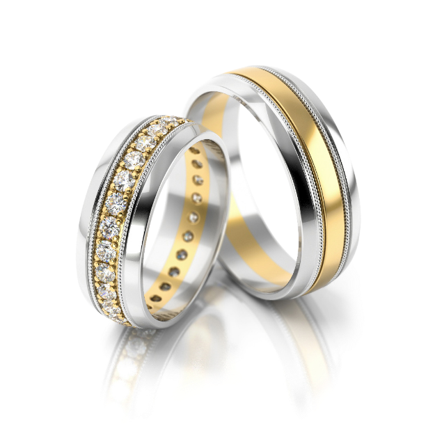 Bild von Trauringe "Extravagant" - 181 GW_1