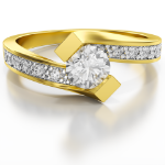 Bild von Verlobungsring - ST02 W