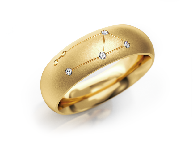 Bild von Cosmic Zodiac Ring "Waage"_609 G